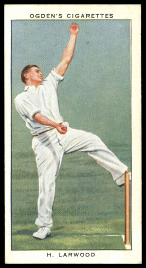 Ogden's - 'Champions of 1936' (1936) - H. Larwood (Nottinghamshire)