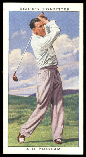 Ogden's - 'Champions of 1936' (1936) - A.H. Padgham (Golf)