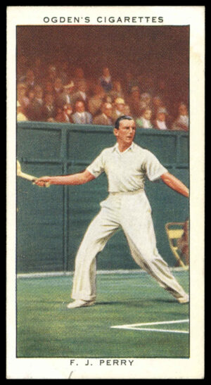 Ogden's - 'Champions of 1936' (1936) - F.J. Perry (Tennis) Ogden's - 'Champions of 1936' (1936) - F.J. Perry (Tennis)