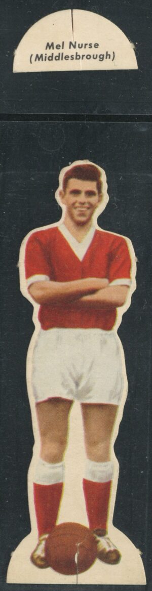 Thomson (D.C.) - 'Footballers To Stand Up (Victor)' (1965) - Mel Nurse (Middlesbrough) Thomson (D.C.) - 'Footballers To Stand Up (Victor)' (1965) - Mel Nurse (Middlesbrough)