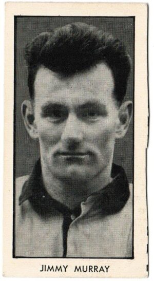 Thomson (D.C.) - 'World Cup Footballers (Hotspur)' (1958) - Card #3 - Jimmy Murray (Wolverhampton Wanderers) Thomson (D.C.) - 'World Cup Footballers (Hotspur)' (1958) - Card #3 - Jimmy Murray (Wolverhampton Wanderers)