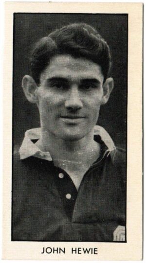 Thomson (D.C.) - 'World Cup Footballers (Hotspur)' (1958) - Card #12 - John Hewie (Charlton Athletic)