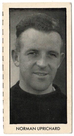 Thomson (D.C.) - 'World Cup Footballers (Rover)' (1958) - Card #2 - Norman Uprichard (Arsenal)