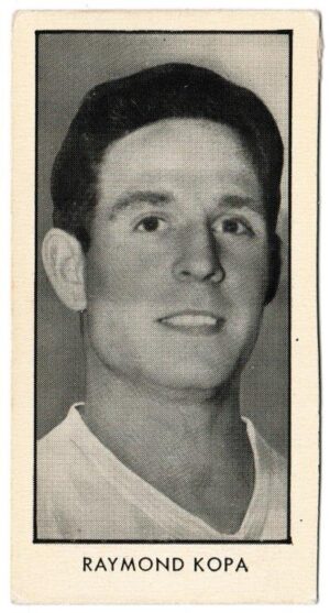Thomson (D.C.) - 'World Cup Footballers (Rover)' (1958) - Card #7 - Raymond Kopa (Real Madrid)