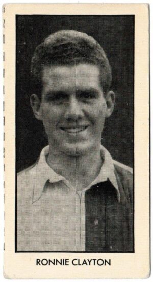 Thomson (D.C.) - 'World Cup Footballers (Rover)' (1958) - Card #16 - Ronnie Clayton (Blackburn Rovers)
