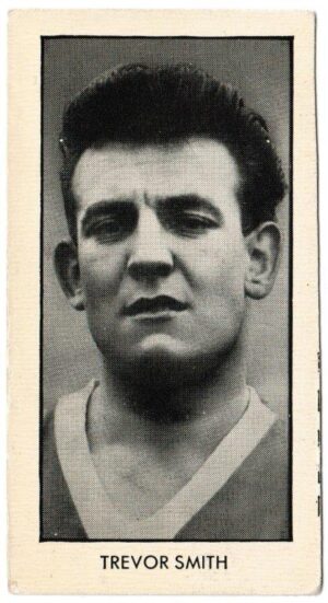 Thomson (D.C.) - 'World Cup Footballers (Wizard)' (1958) - Card #7 - Trevor Smith (Birmingham City)