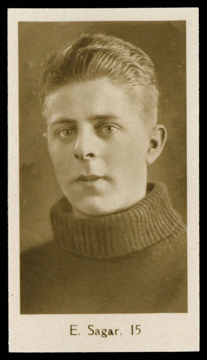 De Beukelaer - 'All Sports' #15 - E. Sagar (Everton) (1932) De Beukelaer - 'All Sports' #15 - E. Sagar (Everton) (1932)