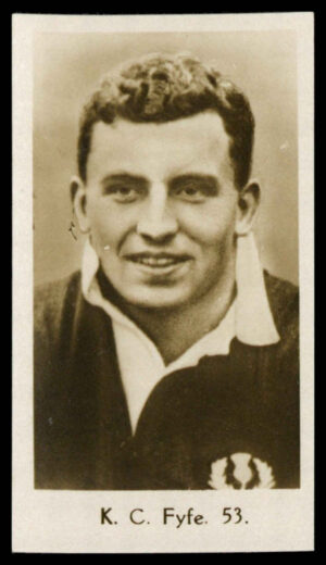 De Beukelaer - 'All Sports' #53 - K.C. Fyfe (Rugby Union) (1932)