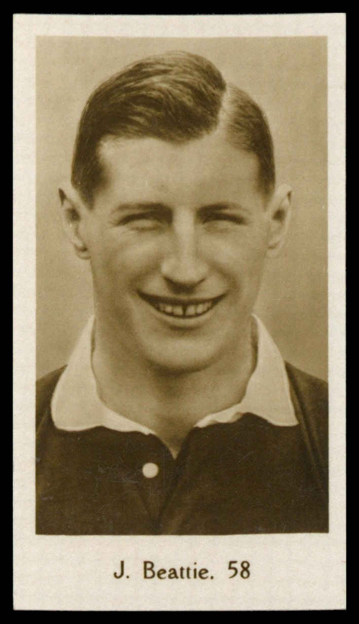 De Beukelaer - 'All Sports' #58 - J. Beattie (Rugby Union) (1932) De Beukelaer - 'All Sports' #58 - J. Beattie (Rugby Union) (1932)