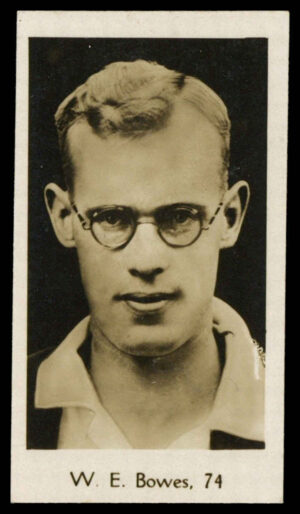 De Beukelaer - 'All Sports' #74 - W.E. Bowes (Cricket) (1932)
