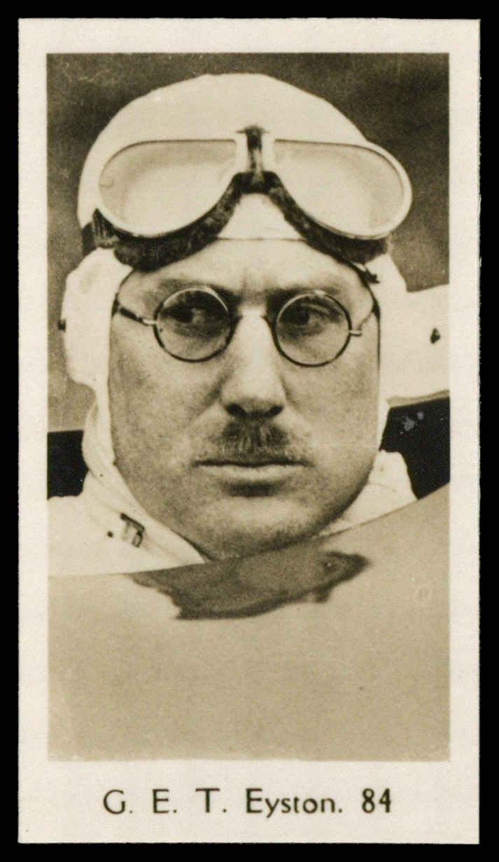 De Beukelaer - 'All Sports' #84 - G.E.T. Eyston (Motor Racing) (1932) De Beukelaer - 'All Sports' #84 - G.E.T. Eyston (Motor Racing) (1932)