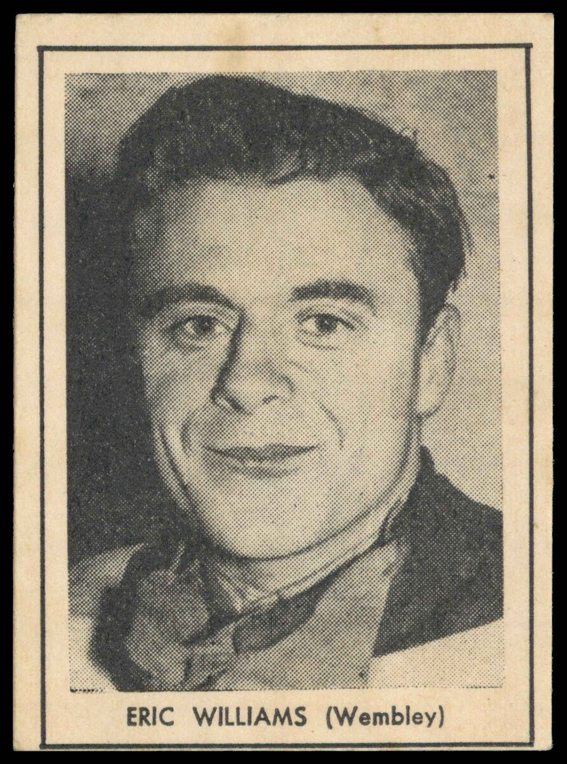 Devlin (Liam) - 'Famous Speedway Stars' (c1960) - Eric Williams (Wembley) Devlin (Liam) - 'Famous Speedway Stars' (c1960) - Eric Williams (Wembley)