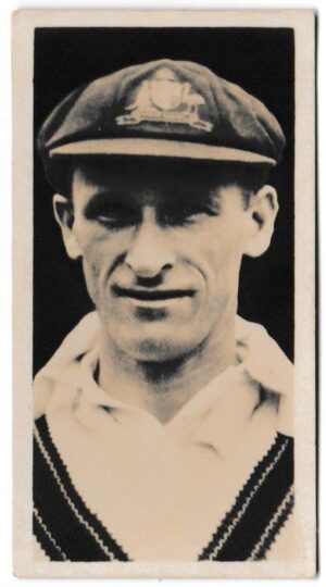 Drapkin & Co - 'Australian and English Cricketers' (1928) - Card #8 - C.V. Grimmett (South Australia)