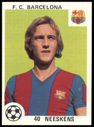 Editorial Maga - 'Futbol - Liga Espanola 78-79' (1978) - Neeskens (F.C. Barcelona)