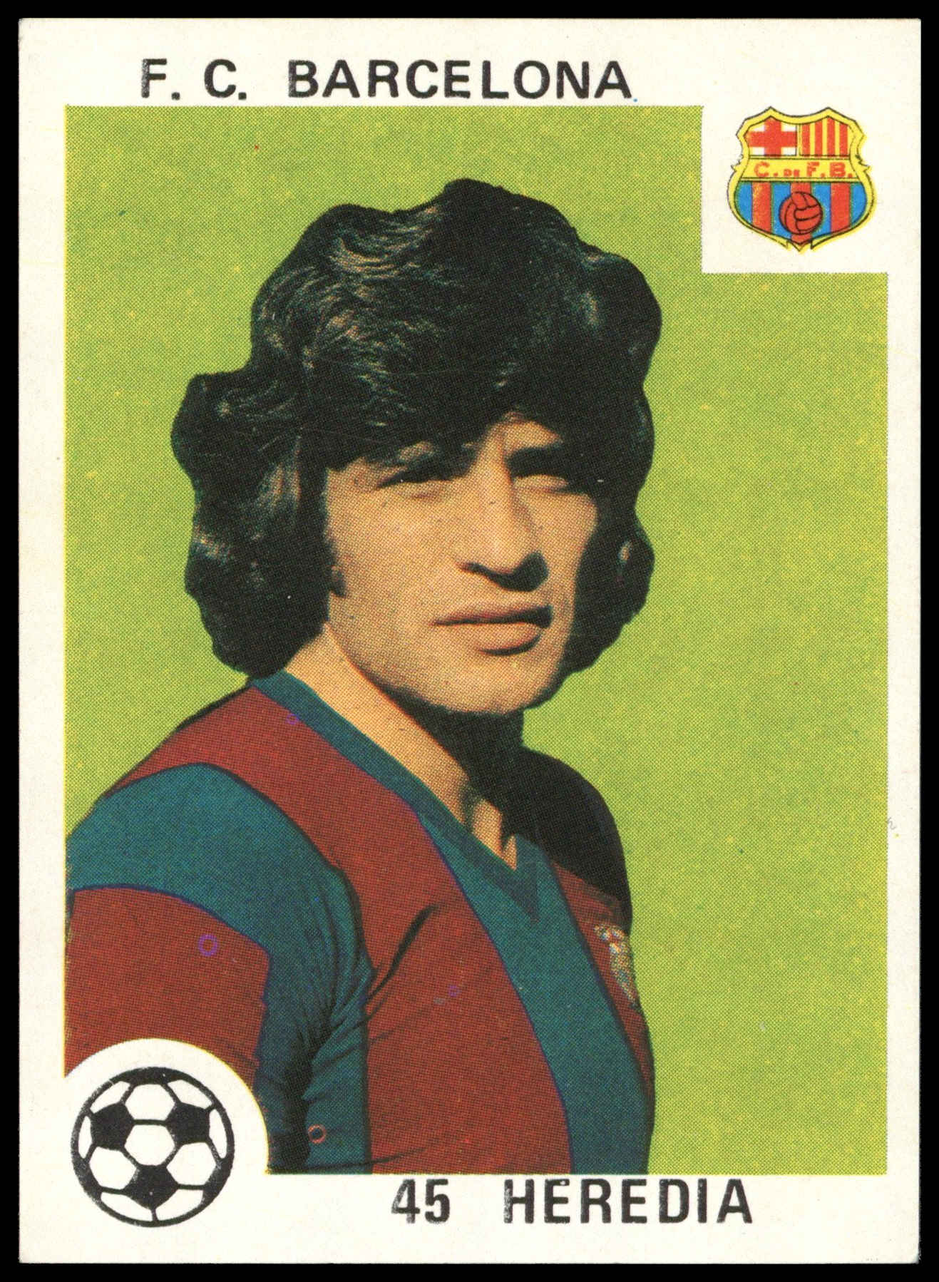 Editorial Maga - 'Futbol - Liga Espanola 78-79' (1978) - Heredia (F.C. Barcelona) Editorial Maga - 'Futbol - Liga Espanola 78-79' (1978) - Heredia (F.C. Barcelona)