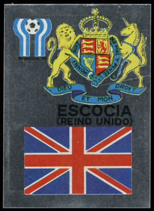 Editorial Maga - 'Futbol - Liga Espanola 78-79' (1978) - Scotland (Mundiales Argentina Silver)