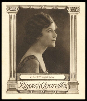 Edwards Ringer & Biggs - 'Cinema Stars (L)' - Violet Hopson (1923) Edwards Ringer & Biggs - 'Cinema Stars (L)' - Violet Hopson (1923)