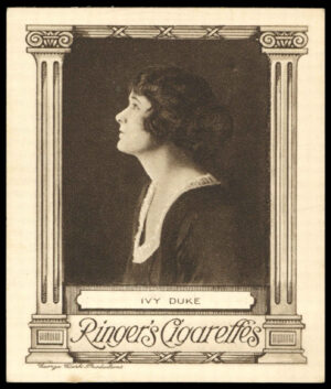 Edwards Ringer & Biggs - 'Cinema Stars (L)' - Ivy Duke (1923) Edwards Ringer & Biggs - 'Cinema Stars (L)' - Ivy Duke (1923)