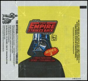 Topps (UK) - 'Star Wars Empire Strikes Back Wrapper 1980 Series 3 Variant 3' (1980)