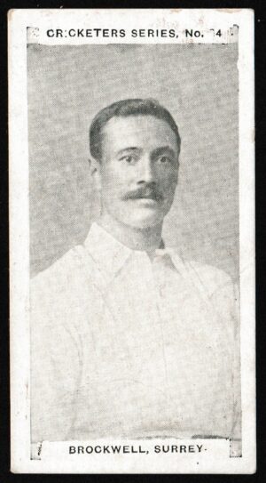 Faulkner (W&F) - 'Cricketers Series Card #4 - Brockwell (Surrey)