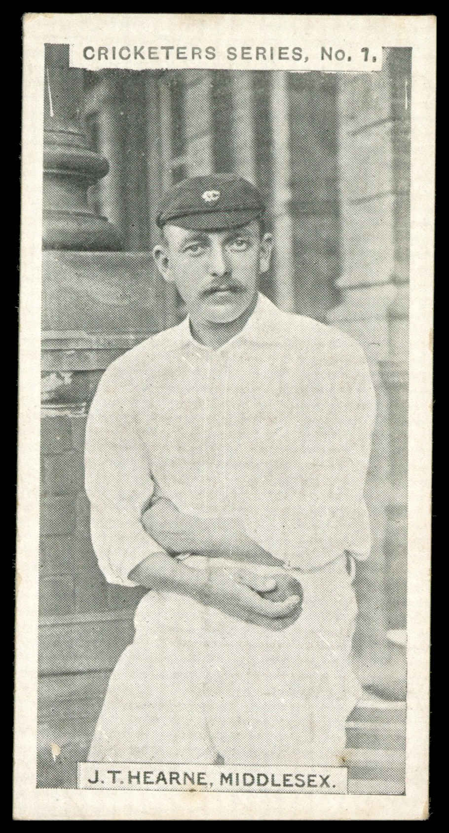 Faulkner - 'Cricketers Series' (1901) - J.T. Hearne (Middlesex) Faulkner - 'Cricketers Series' (1901) - J.T. Hearne (Middlesex)