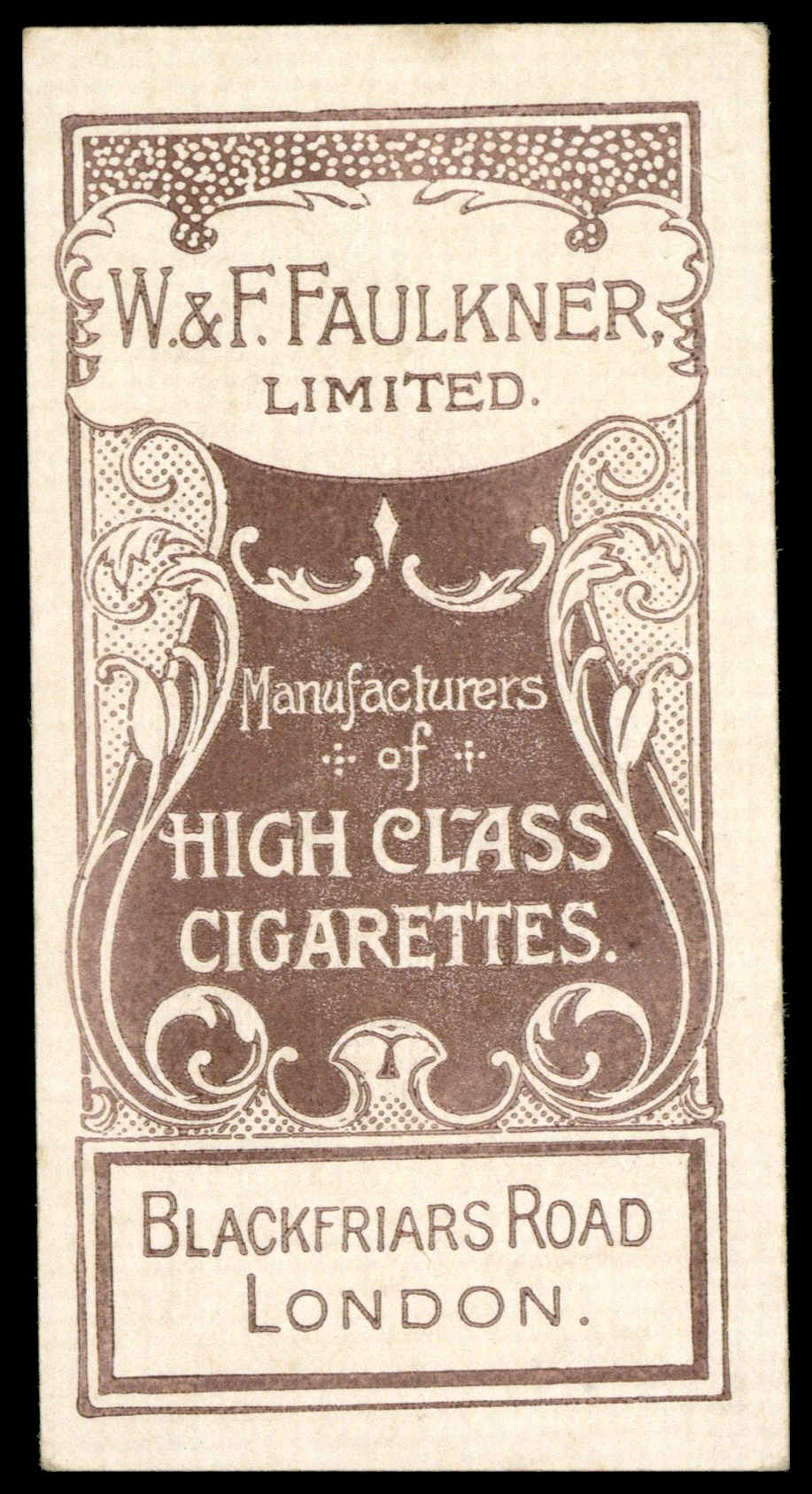 Faulkner - 'Cricketers Series' (1901) - J.T. Hearne (Middlesex) Faulkner - 'Cricketers Series' (1901) - J.T. Hearne (Middlesex)