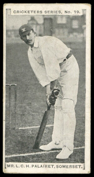 Faulkner - 'Cricketers Series' (1901) - Mr. L.C.H. Palairet (Somerset)