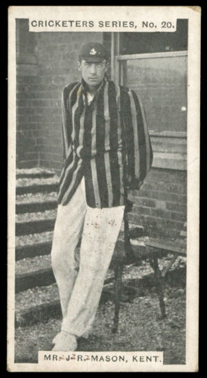 Faulkner - 'Cricketers Series' (1901) - Mr. J.R. Mason (Kent)