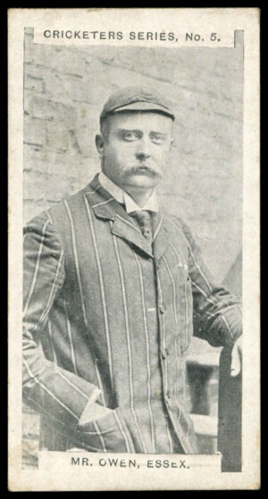Faulkner - 'Cricketers Series' (1901) - Mr. Owen (Essex)