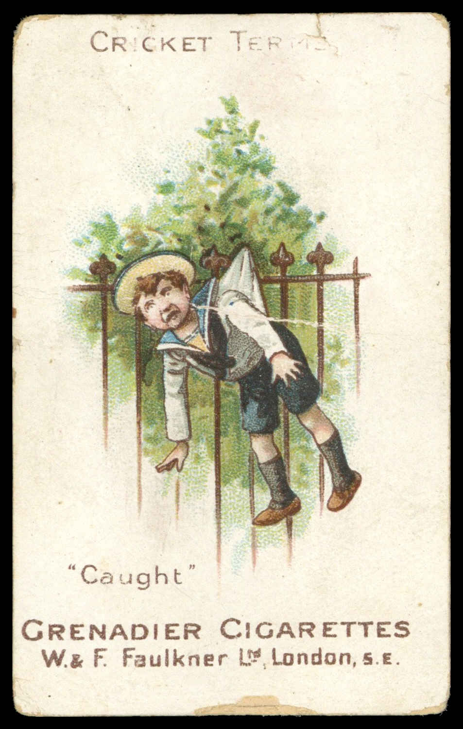 Faulkner - 'Cricket Terms' (1899) - Caught Faulkner - 'Cricket Terms' (1899) - Caught