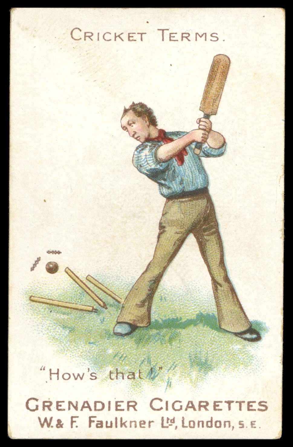 Faulkner - 'Cricket Terms' (1899) - How's That? Faulkner - 'Cricket Terms' (1899) - How's That?