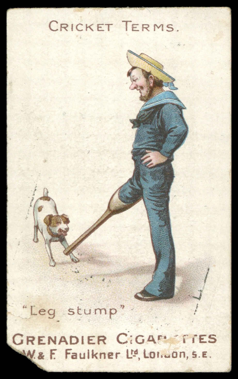 Faulkner - 'Cricket Terms' (1899) - Leg Stump Faulkner - 'Cricket Terms' (1899) - Leg Stump