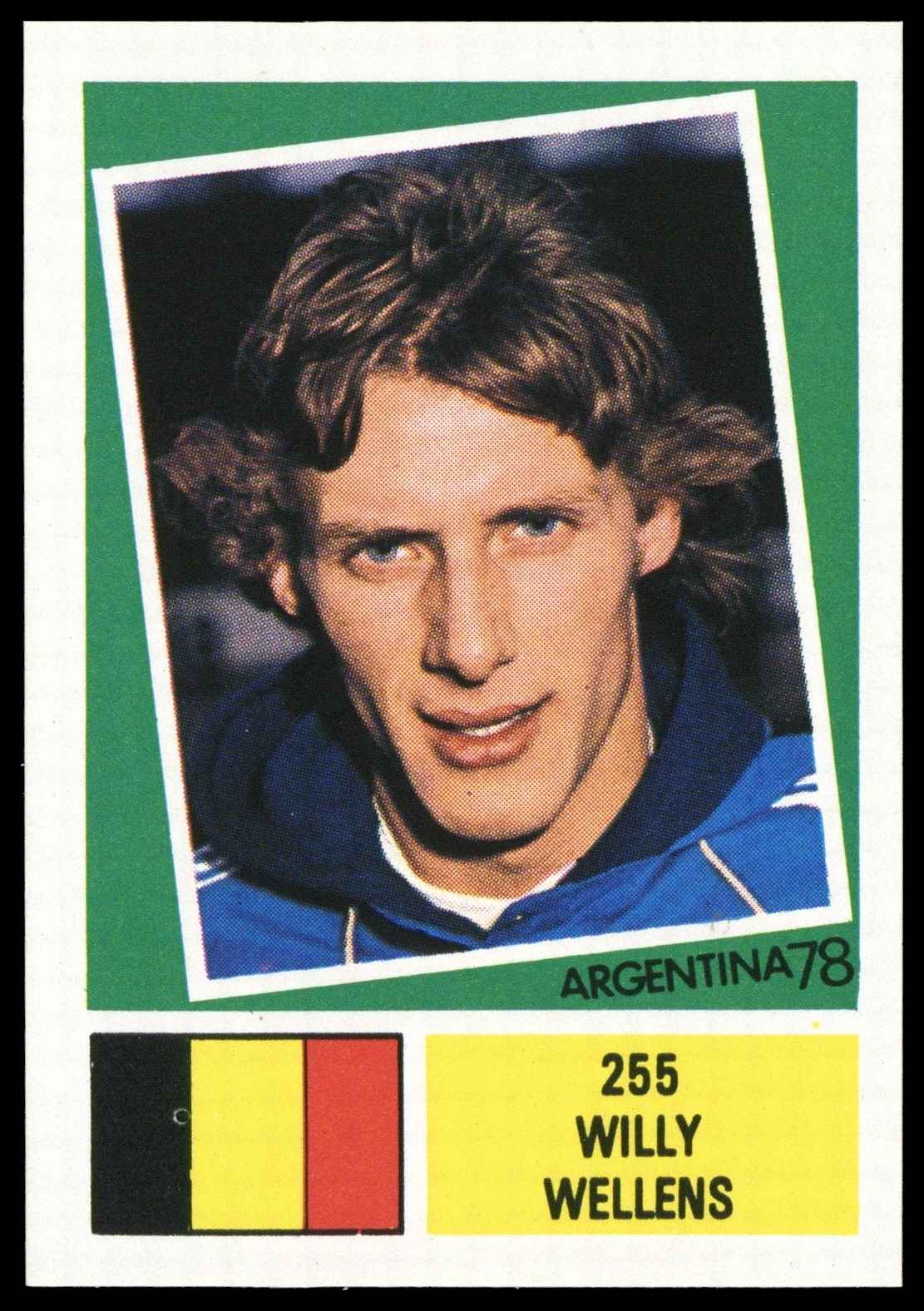 F.K.S. - 'Argentina 78' #255 Willy Wellens (Belgium) (1978) F.K.S. - 'Argentina 78' #255 Willy Wellens (Belgium) (1978)