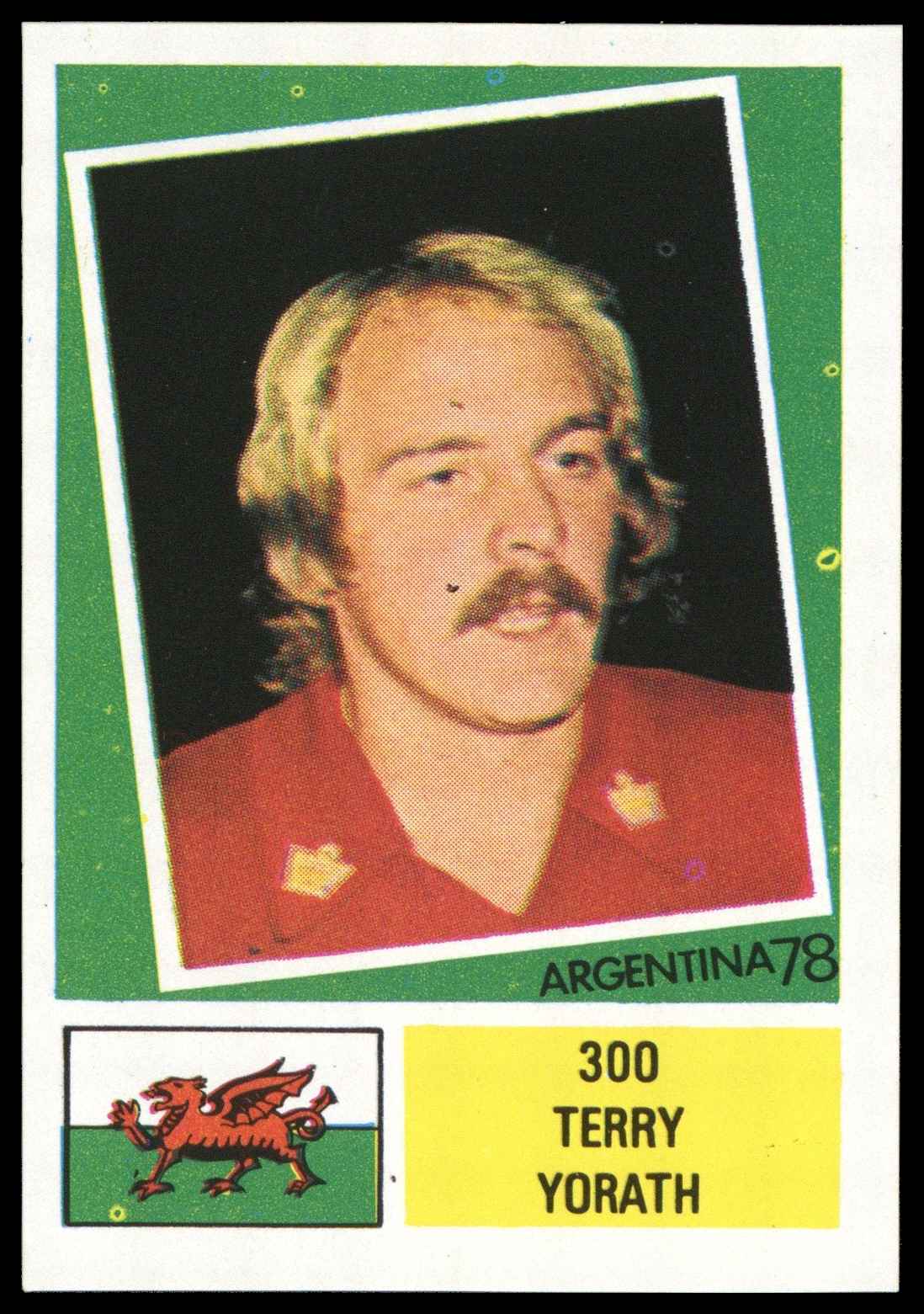 F.K.S. - 'Argentina 78' #300 Terry Yorath (Wales) (1978) F.K.S. - 'Argentina 78' #300 Terry Yorath (Wales) (1978)