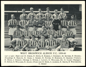 Fleetway - 'Football Teams 1959-60 (Tiger)' (1958) - West Bromwich Albion