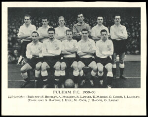 Fleetway - 'Football Teams 1959-60 (Tiger)' (1958) - Fulham