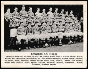 Fleetway - 'Football Teams 1958-59 (Lion)' - Rangers