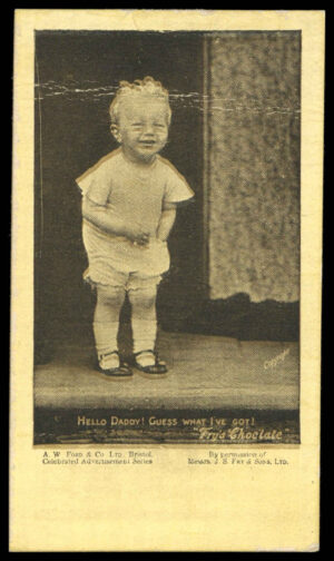 Fry's - 'Advertisement Card' (c1910) - Hello Daddy!