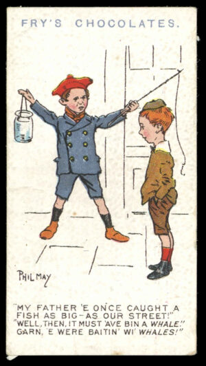 Fry's - 'Phil May Sketches' (1905) - My Father Once Caught a Fish