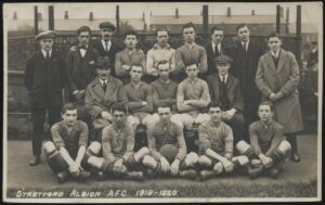 T.I.C. - 'Stretford Albion AFC 1919-20' (1919) - Unused Postcard