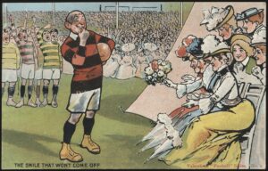 Valentines - 'The Smile That Wont Come Off' (1906) - Used Rugby Postcard