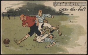 Davidson Bros - 'After the Ball Football Tom Browne ' (1904) - Used Football Postcard