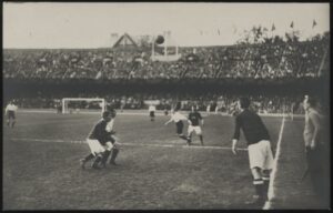 Stockholm Olympics - 'Football Gold Medal Match Ft Viv Westwood' (1912) - Unused Postcard Stockholm Olympics - 'Football Gold Medal Match Ft Viv Westwood' (1912) - Unused Postcard