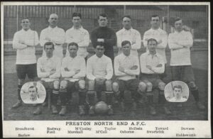 Real Photo - 'Preston North End (Trimmed)' (1914) - Unused Postcard