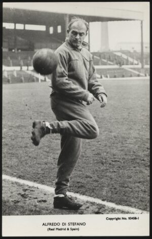 Real Photo - 'Alfredo Di Stefano Real Madrid & Spain' (c1960's) - Unused Postcard