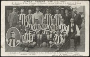 Real Photo - 'Reading Football Club 1906-7 Team Photo' (1906) - Unused Postcard