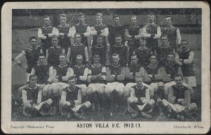 Real Photo - 'Aston Villa FC 1912-13 Team Photo' (1912) - Unused Postcard