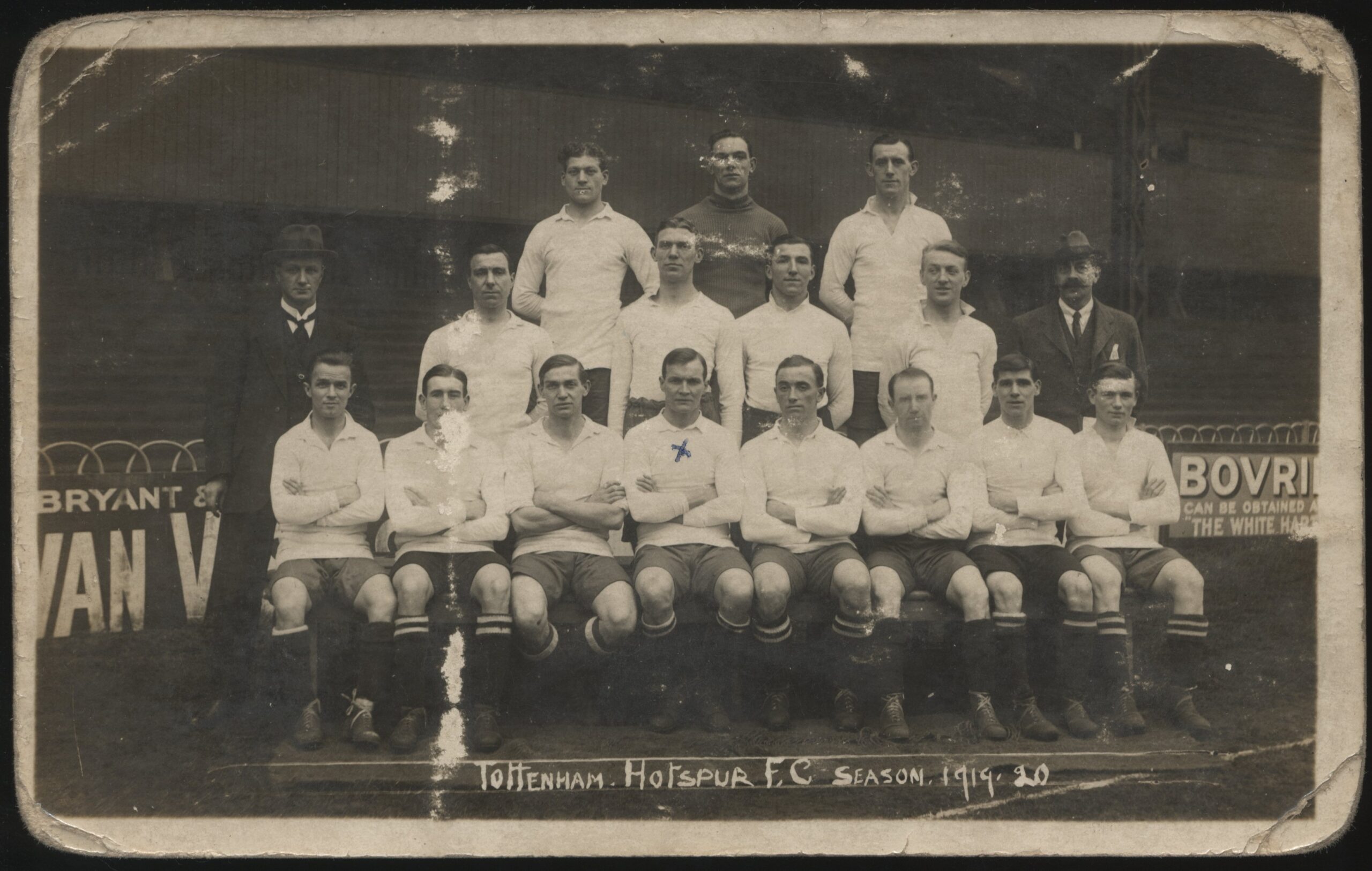 Real Photo - 'Tottenham Hotspur FC 1919-20 Team Photo' (1920) - Unused Postcard Real Photo - 'Tottenham Hotspur FC 1919-20 Team Photo' (1920) - Unused Postcard