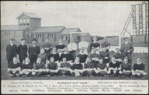 Real Photo - 'Barnsley FC Cup Team' (c1910) - Unused Postcard