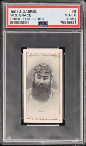 Gabriel - 'Cricketers Series' (1901) - Dr. W.G. Grace (London County) **PSA4 (MK)**
